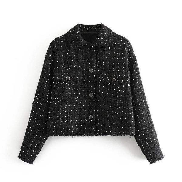women's jackets spring autumn women houndstooth tweed jacket long sleeve turn down collar cropped coat chic outwear trending products 2, Black;brown
women's jackets spring autumn women houndstooth tweed jacket long sleeve turn down collar cropped coat chic outwear trending products 2, Black;brown