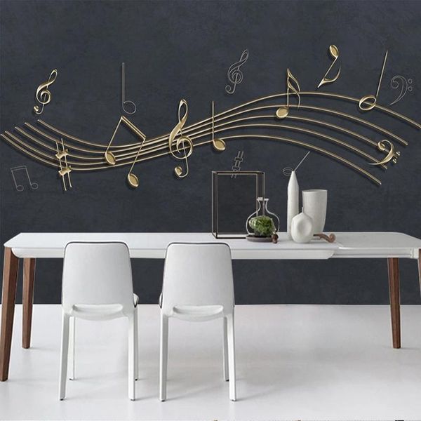 wallpapers custom mural wallpaper modern fashionable musical note 3d golden embossed line light luxury background wall art decor
wallpapers custom mural wallpaper modern fashionable musical note 3d golden embossed line light luxury background wall art decor