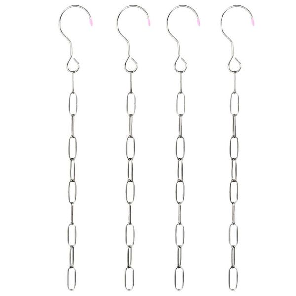 4pcs clothes hanging chain with hook drying rack wardrobe hangers stainless steel barrier market shop disp & racks
4pcs clothes hanging chain with hook drying rack wardrobe hangers stainless steel barrier market shop disp & racks