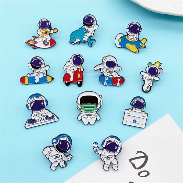 cartoon 12 styles playing music cycling sports aerospace astronaut alloy enamel brooch creative fashion badge pin jewelry, Blue
cartoon 12 styles playing music cycling sports aerospace astronaut alloy enamel brooch creative fashion badge pin jewelry, Blue