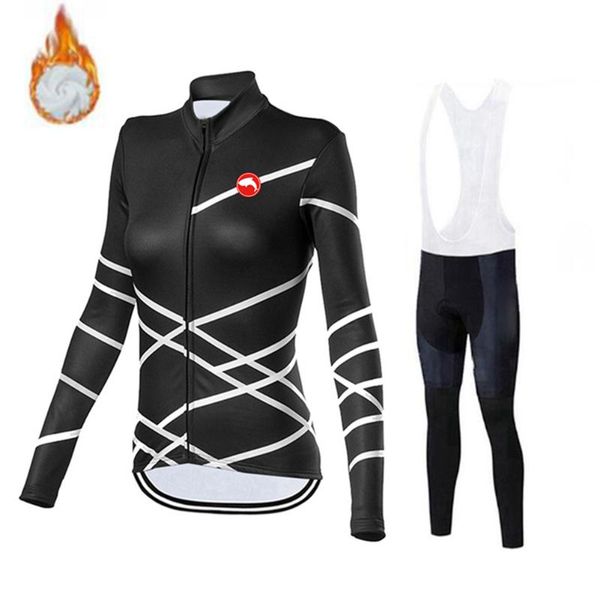 racing sets 2021 winter cycling women jersey thermal fleece suit outdoor bike mtb clothing bib pants warm set 20d gel pad, Black;blue
racing sets 2021 winter cycling women jersey thermal fleece suit outdoor bike mtb clothing bib pants warm set 20d gel pad, Black;blue