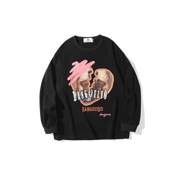 sweatshirts bear love graffiti print pullover mens bf lazy fashion loose round neck hoodless long sleeve hoodie, Black
sweatshirts bear love graffiti print pullover mens bf lazy fashion loose round neck hoodless long sleeve hoodie, Black