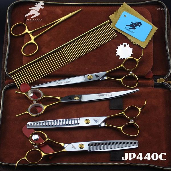 inch pet hairdressing scissors set pink high class dog hair care & styling grooming kit1
inch pet hairdressing scissors set pink high class dog hair care & styling grooming kit1