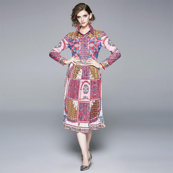 casual dresses runway bohemian women vintage floral print dress bow pleated long leisure party elegant shirt, Black;gray
casual dresses runway bohemian women vintage floral print dress bow pleated long leisure party elegant shirt, Black;gray