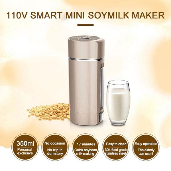 camp kitchen 110v/220v automatic soymilk machine multifunction juicer heating soya-bean milk blender stir rice paste maker filter-350ml
camp kitchen 110v/220v automatic soymilk machine multifunction juicer heating soya-bean milk blender stir rice paste maker filter-350ml