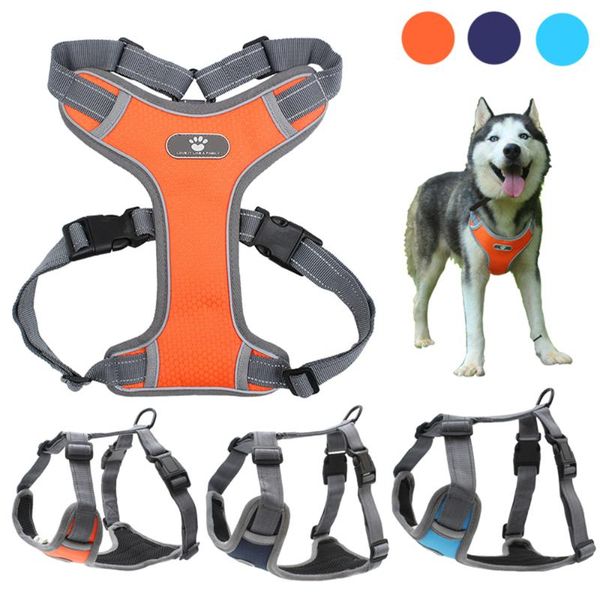 reflective nylon dog harness vest services medium large lead adjustable for vehicular pet accessories padded safety collars & leashes
reflective nylon dog harness vest services medium large lead adjustable for vehicular pet accessories padded safety collars & leashes