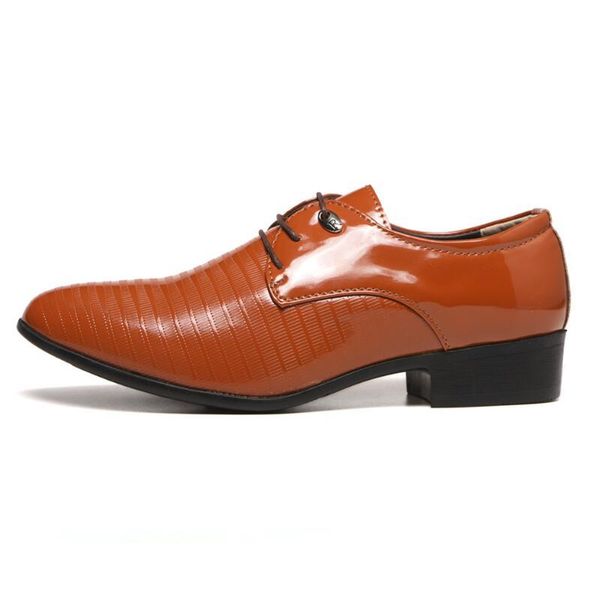 dress shoes fashion brand men's casual oxford leather clothing business flat zapatos, Black
dress shoes fashion brand men's casual oxford leather clothing business flat zapatos, Black