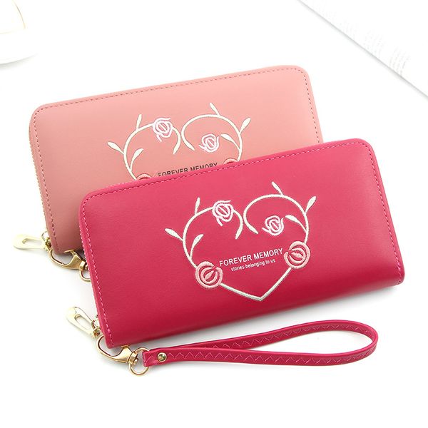fashion korean long clutch female zipper bag color mobile love ladies coin purse candy phone wallet eckxu
fashion korean long clutch female zipper bag color mobile love ladies coin purse candy phone wallet eckxu