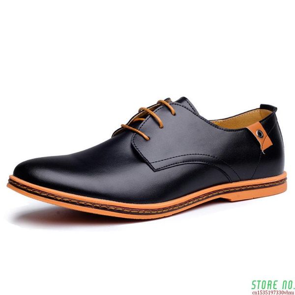 dress shoes 2021 leather casual men fashion flats round toe comfortable office plus size 38-48, Black
dress shoes 2021 leather casual men fashion flats round toe comfortable office plus size 38-48, Black