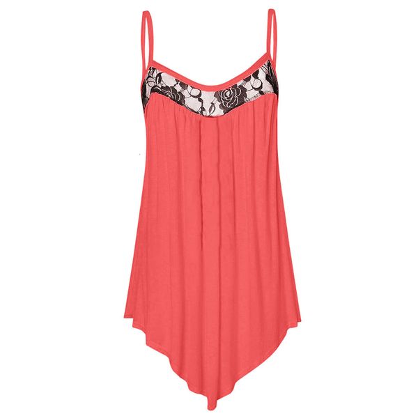 women's sling vest lace round neck tanks summer sleeveless irregular hem plus size loose shirt blouse @yl, White
women's sling vest lace round neck tanks summer sleeveless irregular hem plus size loose shirt blouse @yl, White