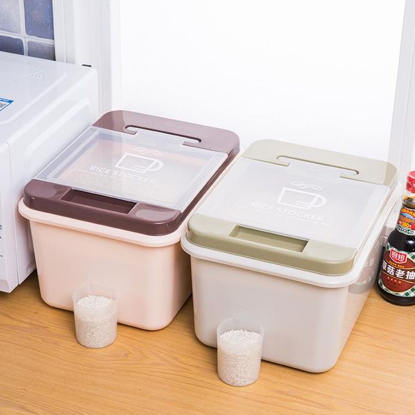 household clamshell insect-proof and moisture-proof kitchen rice bucket plastic container storage bottles & jars
household clamshell insect-proof and moisture-proof kitchen rice bucket plastic container storage bottles & jars