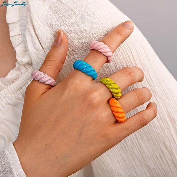 wedding rings colorful twisted croissants threads geometric for women minimalist chunky vintage jewelry, Slivery;golden
wedding rings colorful twisted croissants threads geometric for women minimalist chunky vintage jewelry, Slivery;golden