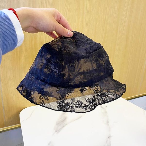 stingy brim hats lace ladies fisherman hat ins japanese net yarn light sun elegant woman korean style wild street fashion basin cap, Blue;gray
stingy brim hats lace ladies fisherman hat ins japanese net yarn light sun elegant woman korean style wild street fashion basin cap, Blue;gray