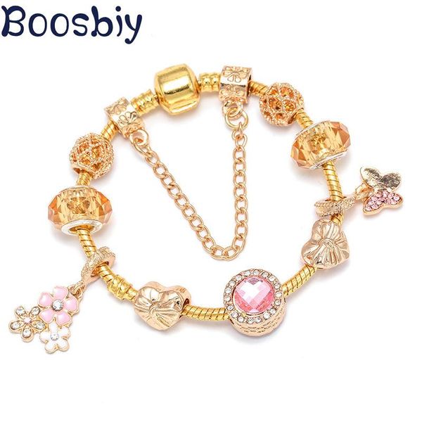 charm bracelets boosbiy gold color enamel daisy & butterfly pendant for women with snake chain bracelet nice jewelry gift, Golden;silver
charm bracelets boosbiy gold color enamel daisy & butterfly pendant for women with snake chain bracelet nice jewelry gift, Golden;silver