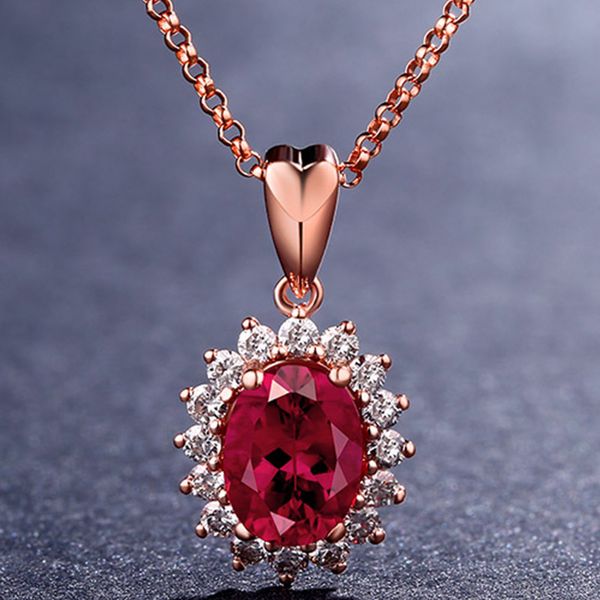 pendant necklac dove blood red sunflower pendant simulation 18k inlaid treasure necklace rose gold bone chain, Silver
pendant necklac dove blood red sunflower pendant simulation 18k inlaid treasure necklace rose gold bone chain, Silver