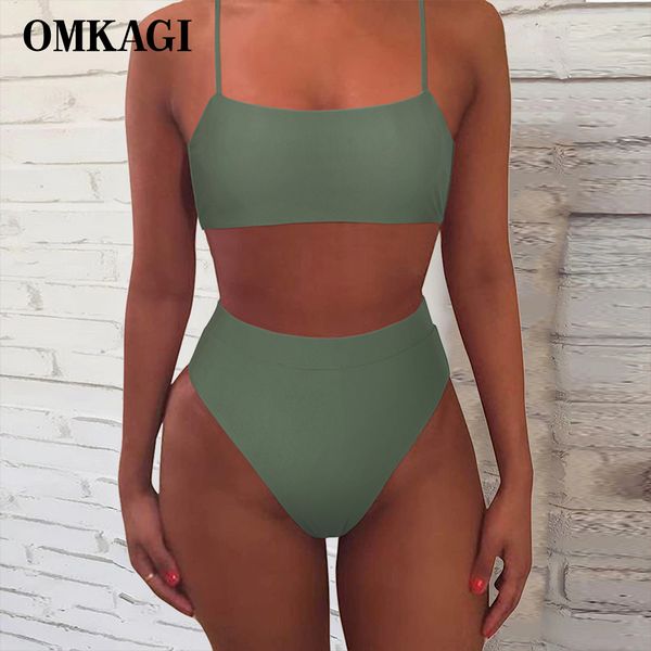 2021omkagi women swimsuit 2021 solid biquini push up swimming bathing suit bikini set maillot de bain femme swimwear women, White;black 
2021omkagi women swimsuit 2021 solid biquini push up swimming bathing suit bikini set maillot de bain femme swimwear women, White;black