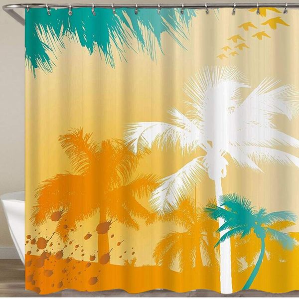 shower curtain,palm silhouette paradise and fashionable retro patterns marigold waterduck blue and white design,polyester fabric 
shower curtain,palm silhouette paradise and fashionable retro patterns marigold waterduck blue and white design,polyester fabric