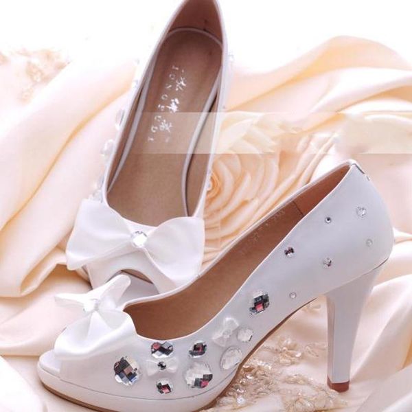 dress shoes est lovely lady white bowtie party prom high heel rhinestone woman wedding bridal, Black
dress shoes est lovely lady white bowtie party prom high heel rhinestone woman wedding bridal, Black