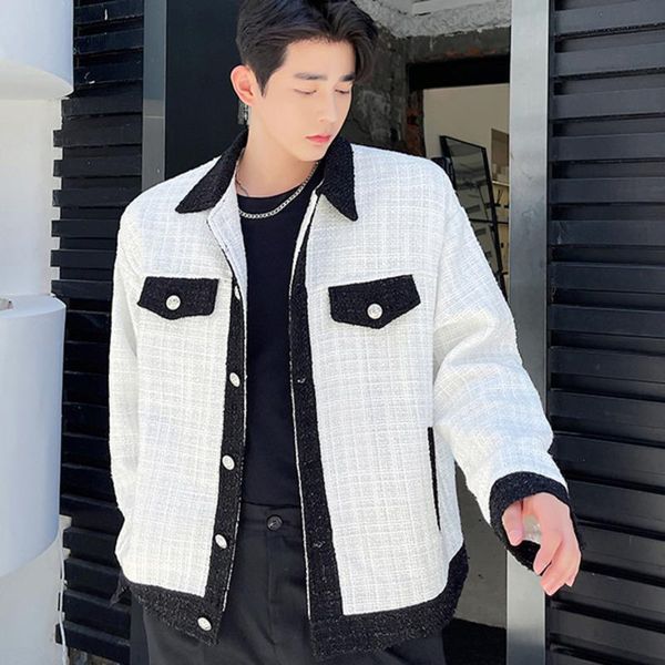 men's jackets wear 2021 autumn short style bright silk loose coat for men single breasted jacket with pocket, Black;brown
men's jackets wear 2021 autumn short style bright silk loose coat for men single breasted jacket with pocket, Black;brown