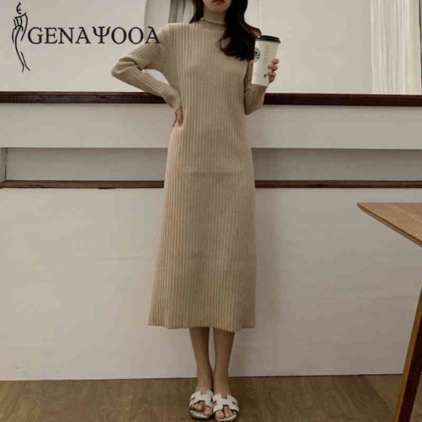 genayooa knitting bodycon women long sleeve autumn winter turtleneck sweater dress pullover korean vestido ukraine 210417, Black;gray
genayooa knitting bodycon women long sleeve autumn winter turtleneck sweater dress pullover korean vestido ukraine 210417, Black;gray