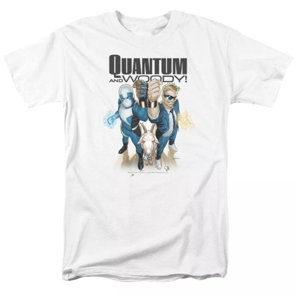 Quantum And Woody Quantum And Woody T-Shirt DC Comics Sizes S-3X NEW, White;black
Quantum And Woody Quantum And Woody T-Shirt DC Comics Sizes S-3X NEW, White;black