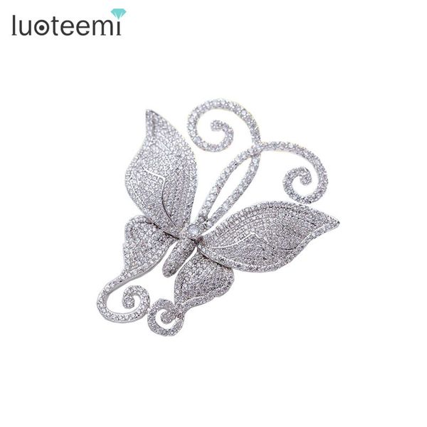 fashion vintage butterfly cute brooch pins for women new arrival delicate clear shining cz rhinestone wedding bridal brooches luoteemi, Gray
fashion vintage butterfly cute brooch pins for women new arrival delicate clear shining cz rhinestone wedding bridal brooches luoteemi, Gray