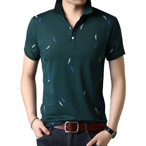men's polos mens shirt print brand logo silk short sleeve for summer smart business fashion casual a07161145, White;black
men's polos mens shirt print brand logo silk short sleeve for summer smart business fashion casual a07161145, White;black