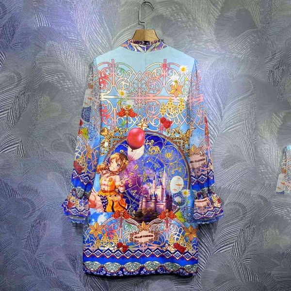 dress seqinyy blue mini 2021 summer fashion design feminine runway flowers printed star frilly in vintage straight line, Black;gray
dress seqinyy blue mini 2021 summer fashion design feminine runway flowers printed star frilly in vintage straight line, Black;gray