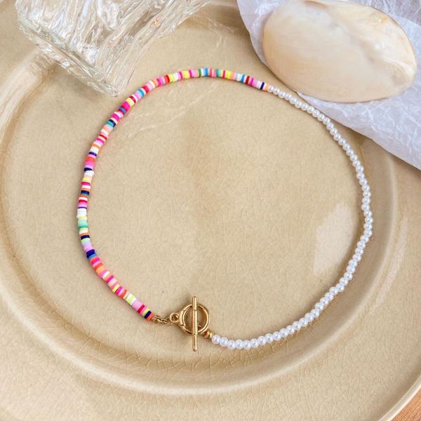 chokers bohemian colorful beaded ot buckle necklace fashion pearl choker clavicle for women wedding jewelry gift 2021, Golden;silver
chokers bohemian colorful beaded ot buckle necklace fashion pearl choker clavicle for women wedding jewelry gift 2021, Golden;silver