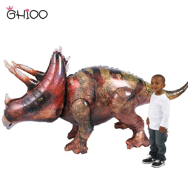 1.3m giant simulation dinosaur balloon 4d assembly standing tricera foil balloon for boy birthday jungle party decor globos
1.3m giant simulation dinosaur balloon 4d assembly standing tricera foil balloon for boy birthday jungle party decor globos