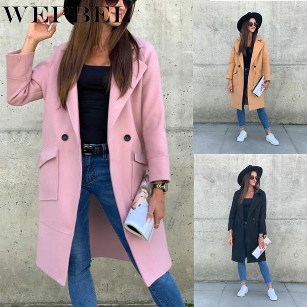 slim jacket autumn winter casual simple single button classic turn-down collar long trench coat chic female windbreaker women's wool &, Black
slim jacket autumn winter casual simple single button classic turn-down collar long trench coat chic female windbreaker women's wool &, Black