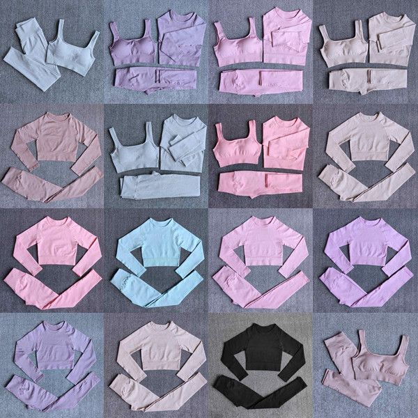 sooners yoga outfit shaping seamless high waist legging fitness sports bras long sleeve crop 2/3pcs sportswear workout clothes athletic wear, White;red
sooners yoga outfit shaping seamless high waist legging fitness sports bras long sleeve crop 2/3pcs sportswear workout clothes athletic wear, White;red