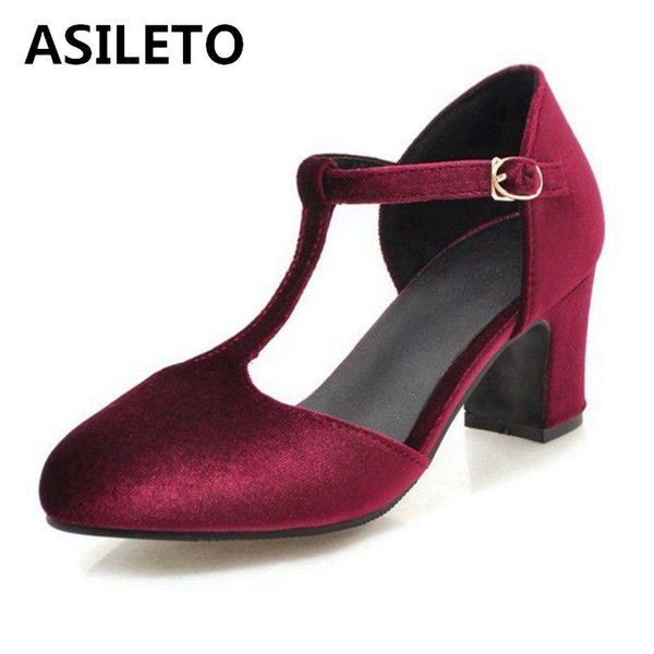 big size 44 45 46 t strap sandals women wedding shoes buckle flock closed toe satin pumps summer spring footwear, Black
big size 44 45 46 t strap sandals women wedding shoes buckle flock closed toe satin pumps summer spring footwear, Black