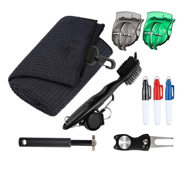 golf training aids club cleaning kit microfiber towel retractable brush divot tool sharpener ball alignment marking liner
golf training aids club cleaning kit microfiber towel retractable brush divot tool sharpener ball alignment marking liner