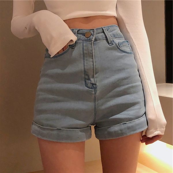 women's shorts thin stretch jeans summer slim loose fashion straight 2020 new high waist pants, White;black
women's shorts thin stretch jeans summer slim loose fashion straight 2020 new high waist pants, White;black