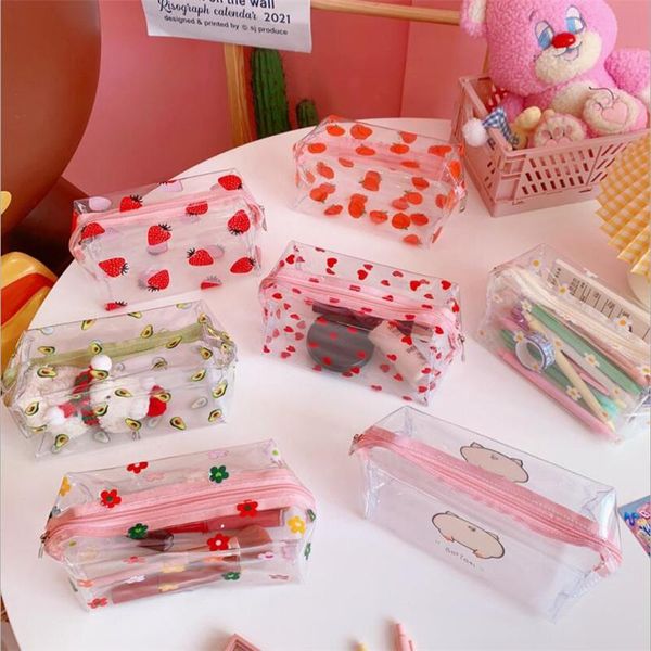 pc girl clear cosmetic bag pvc transparent makeup for women waterproof zipper beauty case travel toiletry bags & cases
pc girl clear cosmetic bag pvc transparent makeup for women waterproof zipper beauty case travel toiletry bags & cases