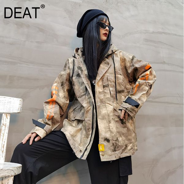 spring denim coat full sleeves batwing styles printed zippers hooded pocket female jacket wo10906l 210421, Black;brown
spring denim coat full sleeves batwing styles printed zippers hooded pocket female jacket wo10906l 210421, Black;brown