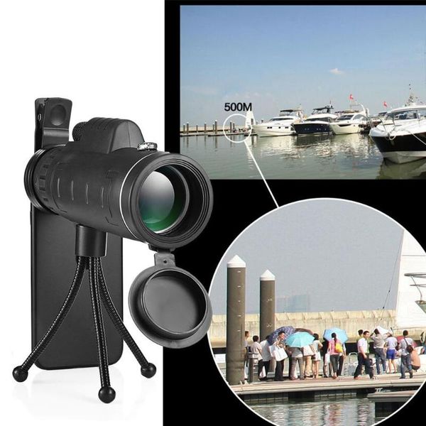 telescope & binoculars high definition monocular 40x60 bak4 outdoor hunting scope with phone clip tripod 1500 / 9500m
telescope & binoculars high definition monocular 40x60 bak4 outdoor hunting scope with phone clip tripod 1500 / 9500m