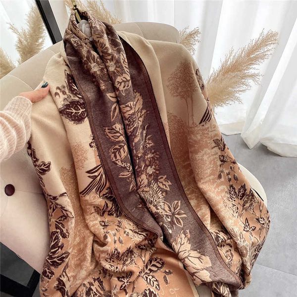 tassel printed imitation cashmere 2021 warm shawl medium and long women's scarf, Blue;gray
tassel printed imitation cashmere 2021 warm shawl medium and long women's scarf, Blue;gray