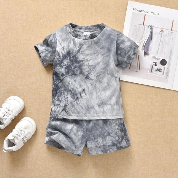 clothing sets children's 2021 summer korean version of the tie-dye boy suit round neck t-shirt shorts, White
clothing sets children's 2021 summer korean version of the tie-dye boy suit round neck t-shirt shorts, White