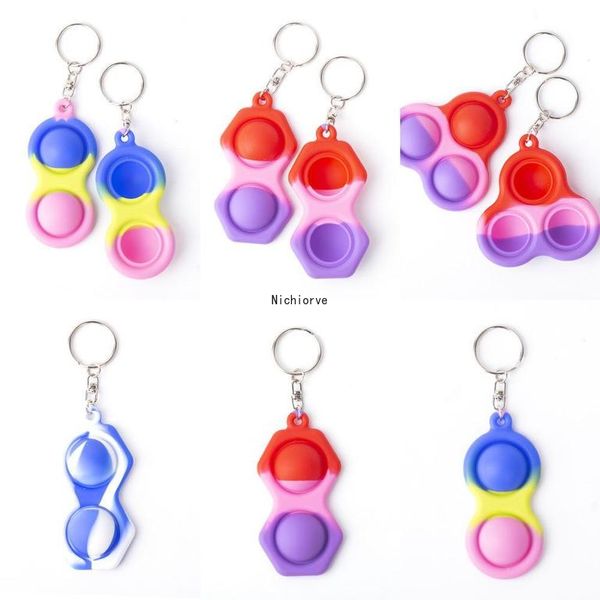 simple dimple keychain fidget sensory push toys push bubble gradient colorful triangle silicone decompression toy keyring pendant
simple dimple keychain fidget sensory push toys push bubble gradient colorful triangle silicone decompression toy keyring pendant