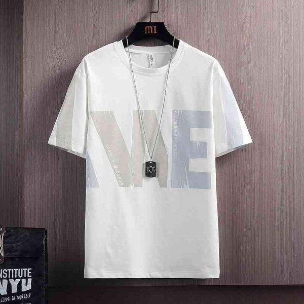 short t-shirt summer 2021 new fashion brand round neck white half sleeve loose cotton t-shirt men's wear, White;black
short t-shirt summer 2021 new fashion brand round neck white half sleeve loose cotton t-shirt men's wear, White;black