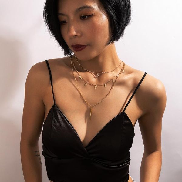pendant necklaces tocona multi-layer geometric necklace for women boho charming wafer tassel clavicle chain jewelry accessories 17420, Silver
pendant necklaces tocona multi-layer geometric necklace for women boho charming wafer tassel clavicle chain jewelry accessories 17420, Silver