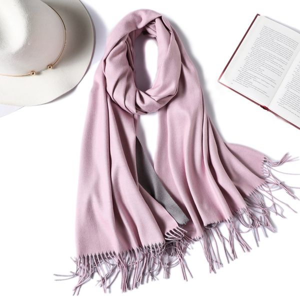 2021 brand winter scarf for women fashion double side colors lady cashmere scarves pashmina shawls and wraps warm bandana hijabs, Blue;gray
2021 brand winter scarf for women fashion double side colors lady cashmere scarves pashmina shawls and wraps warm bandana hijabs, Blue;gray