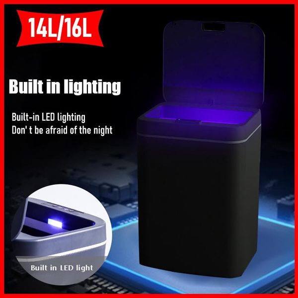 waste bins 14/16l smart sensor trash can automatic electric dustbin home kitchen intelligent bin rubbish for bathroom garbage
waste bins 14/16l smart sensor trash can automatic electric dustbin home kitchen intelligent bin rubbish for bathroom garbage