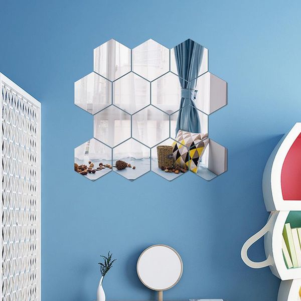 wall stickers 12pcs self adhesive reflective hexagon shape mirror mirrors decoration mural for bedroom home decor
wall stickers 12pcs self adhesive reflective hexagon shape mirror mirrors decoration mural for bedroom home decor