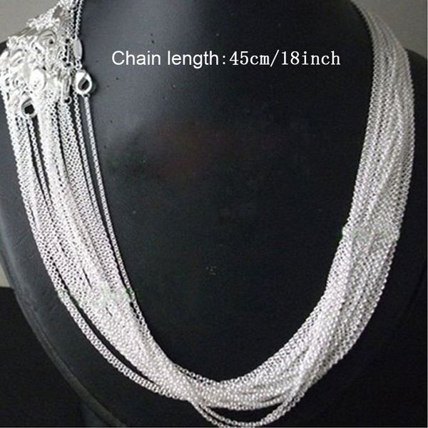 wholesale price 5pcs/lot 18''45cm simple fashion 925 silver 1mm basic chain necklaces women jewelry
wholesale price 5pcs/lot 18''45cm simple fashion 925 silver 1mm basic chain necklaces women jewelry