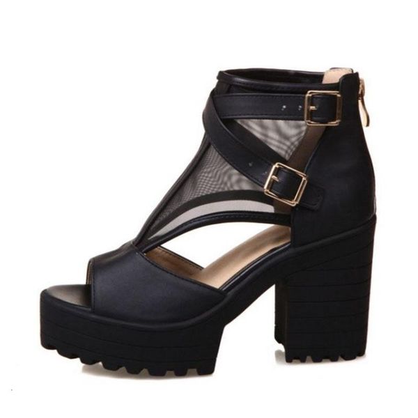 sandals coolcept fashion women high heel open toe platform zipper summer office lady shoes size 34-43 dp5l, Black
sandals coolcept fashion women high heel open toe platform zipper summer office lady shoes size 34-43 dp5l, Black