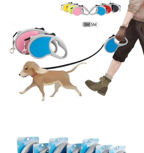 3/5m retractable dog leash automatic extending puppy walking running lead roulette durable traction rope leashes pet product collars &
3/5m retractable dog leash automatic extending puppy walking running lead roulette durable traction rope leashes pet product collars &
