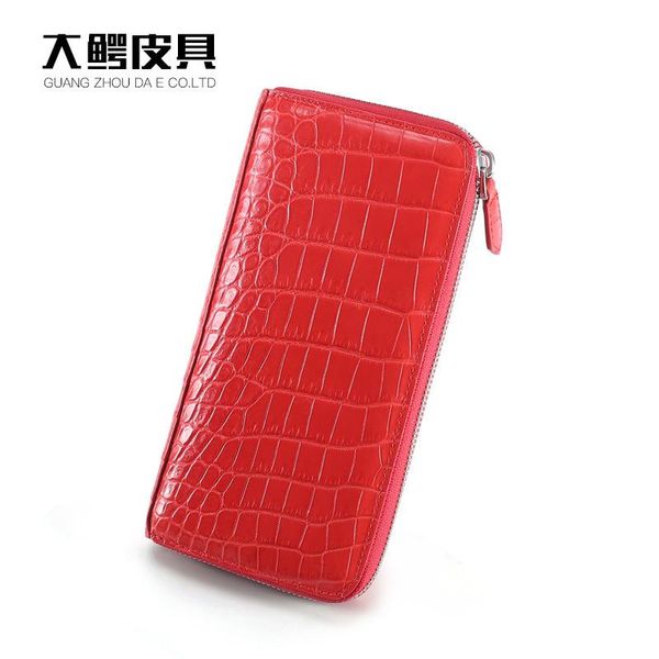 purse women's leather handbag crocodile belly leisure, White 
purse women's leather handbag crocodile belly leisure, White